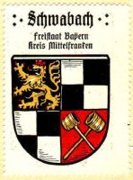 Wappen von Schwabach/Arms (crest) of Schwabach