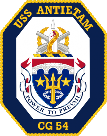 Coat of arms (crest) of the Cruiser USS Antietam