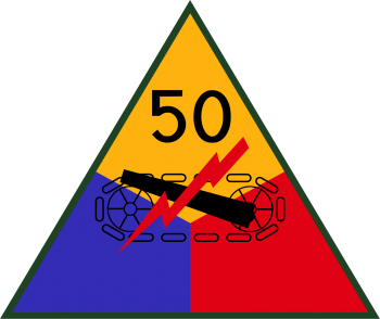 Arms of 50th Armored Division, USA