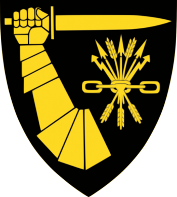 Coat of arms (crest) of the Combat Service Support Battalion, Norwegian Army