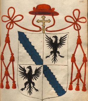 Arms (crest) of Niccolò Caetani di Sermoneta