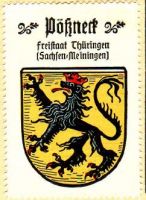 Wappen von Pössneck/Arms (crest) of Pössneck