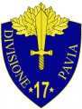 17th Infantry Division Pavia, Italian Army.png