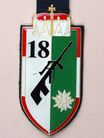 Coat of arms (crest) of the 18th Jaeger Battalion, Austrian Army