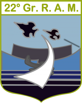 Coat of arms (crest) of the 22nd Radar Group, Italian Air Force