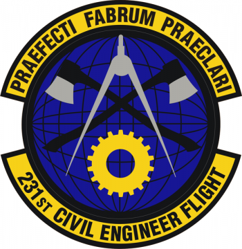 Coat of arms (crest) of the 231st Civil Engineer Flight, Missouri Air National Guard