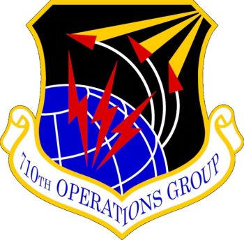 Coat of arms (crest) of the 710th Operations Group, US Air Force