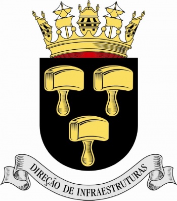 Coat of arms (crest) of Infrastructre Directorate, Portuguese Navy