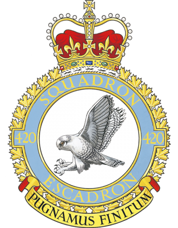 Arms of No 420 Squadron, Royal Canadian Air Force