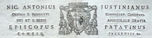 Arms (crest) of Nicolò Antonio Giustiniani