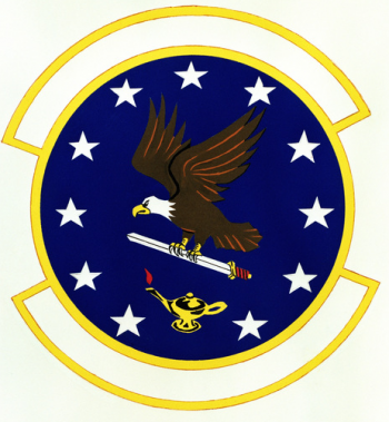 Coat of arms (crest) of the 3822nd Air Command and Staff College Student Squadron, US Air Force