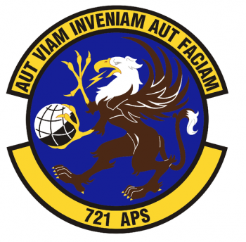 Coat of arms (crest) of the 721st Aerial Port Squadron, US Air Force