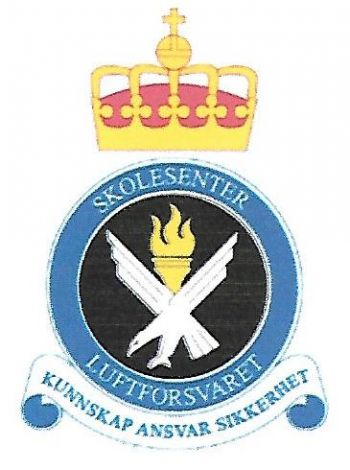 Coat of arms (crest) of the Air Force School Center Kjevik, Norwegian Air Force