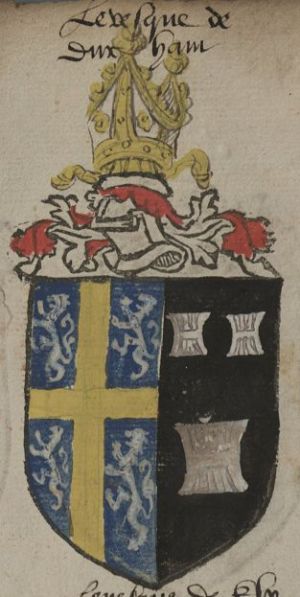 Arms (crest) of Cuthbert Tunstall