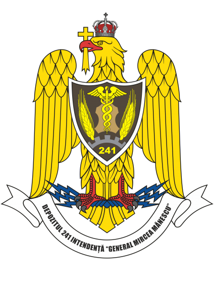 File:241st Quartermaster Depot General Mircea Mǎnescu, Romanian Army.png