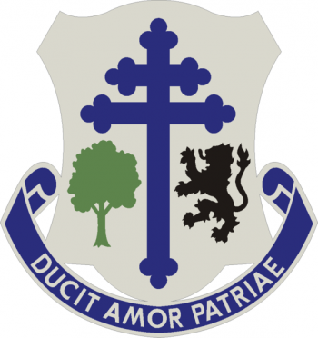 Coat of arms (crest) of 361st (Infantry) Regiment, US Army