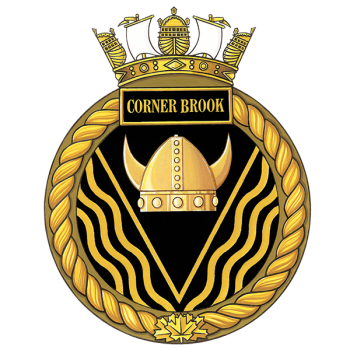 Coat of arms (crest) of the HMCS Corner Brook, Royal Canadian Navy