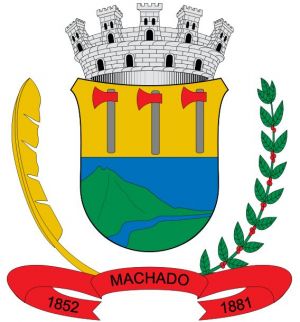 Brasão de Machado (Minas Gerais)/Arms (crest) of Machado (Minas Gerais)