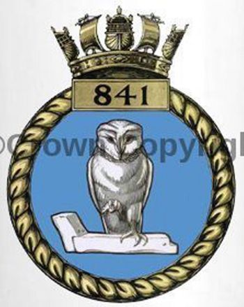 Coat of arms (crest) of the No 841 Squadron, FAA