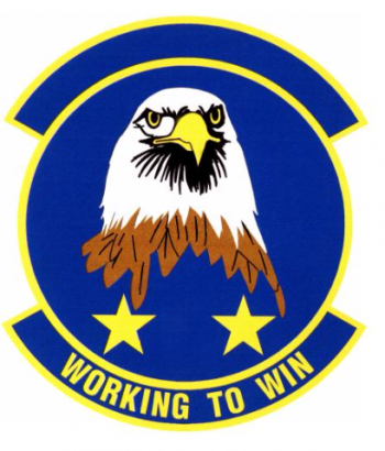Coat of arms (crest) of the 6th Logistics Support Squadron (later Maintenance Operations Squadron), US Air Force