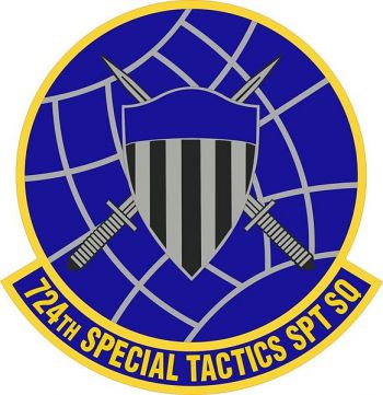 Coat of arms (crest) of the 724th Special Tactics Support Squadron, US Air Force