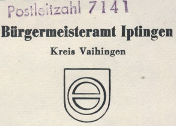 Wappen von Iptingen/Coat of arms (crest) of Iptingen