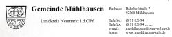 Wappen von Mühlhausen/Arms (crest) of Mühlhausen