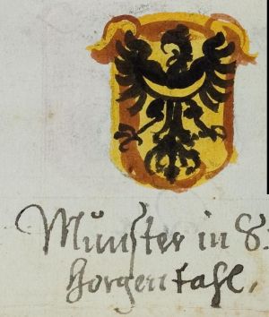 Arms of Munster (Haut-Rhin)