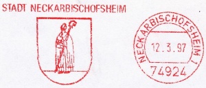 Wappen von Neckarbischofsheim/Coat of arms (crest) of Neckarbischofsheim