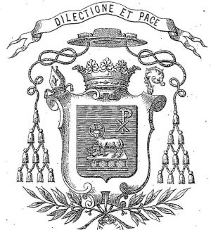 Arms of Louis-Marie-Joseph-Eusèbe Caverot