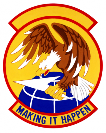 Coat of arms (crest) of the 625th Aerial Port Squadron, US Air Force