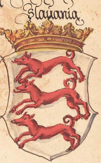 Wappen von Kingdom of Slavonia/Coat of arms (crest) of Kingdom of Slavonia