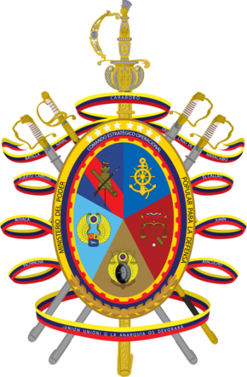 Coat of arms (crest) of the Ministry of Defence, Venezuela
