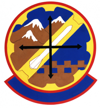 Coat of arms (crest) of the 90th Supply Squadron, US Air Force