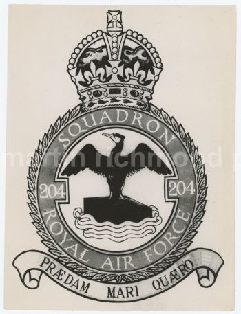 Coat of arms (crest) of the No 204 Squadron, Royal Air Force