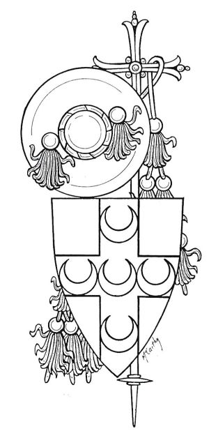 Arms of Giacomo Piccolomini-Ammanati