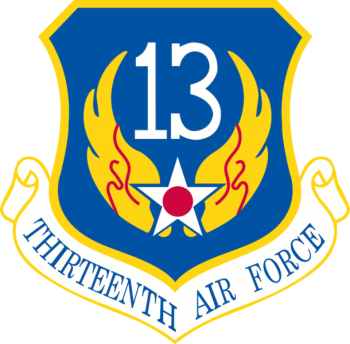 Coat of arms (crest) of the 13th Air Force, US Air Force