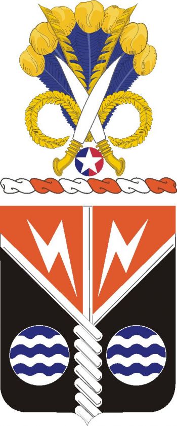 Coat of arms (crest) of the 58th Signal Battalion, US Army