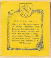Wappen von Dürrenzimmern/Arms (crest) of Dürrenzimmern