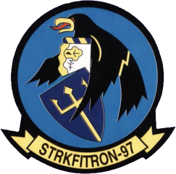 Coat of arms (crest) of the VFA-97 Warhawks, US Navy