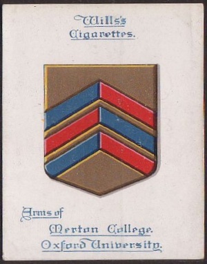 Arms of Merton College (Oxford University)