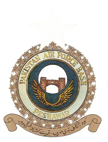 Coat of arms (crest) of the Pakistan Air Force Base Peshawar