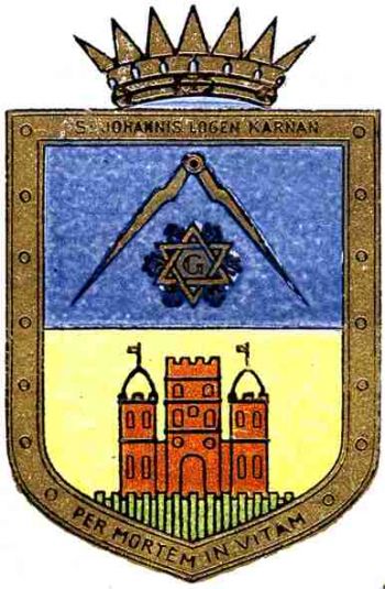 Coat of arms (crest) of St Johanneslogen Kärnan