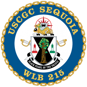 Coat of arms (crest) of the USCGC Sequoia (WLB-215)