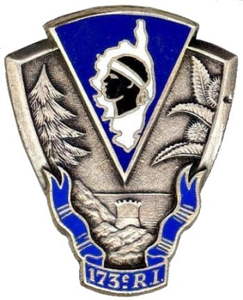 Blason de 173rd Infantry Regiment, French Army/Arms (crest) of 173rd Infantry Regiment, French Army