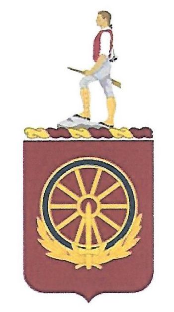 Coat of arms (crest) of 257th Transportation Battalion, US Army
