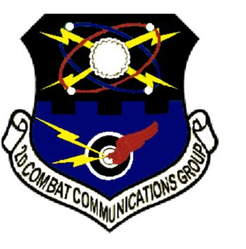 Coat of arms (crest) of the 2nd Combat Communications Group, US Air Force