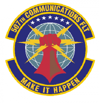 Coat of arms (crest) of the 507th Communications Flight, US Air Force