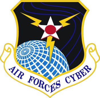 Coat of arms (crest) of the Air Forces Cyber, US Air Force