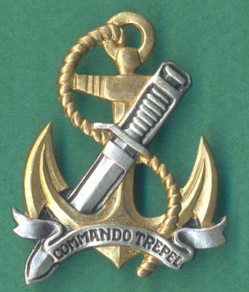 Coat of arms (crest) of the Commando Trépel, French Navy